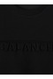 Black Crew Neck Embossed Printed Men's Sweatshirt - 6