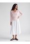 Pink Boat Neck Modal Blend Blouse - 2