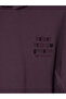 Purple Printed Men's Thick Hoodie - 3