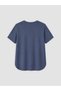 Navy Blue Modal Blend Oversize Women's Sports T-Shirt - 6