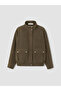 Green Stand Collar Women's Jacket - 5