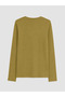 Green Crew Neck 100% Cotton Women's Bodysuit - 7
