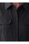 Gray Belted Shirt Dress - 2