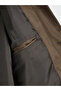 Brown Slim Fit Men's Suede Jacket - 6