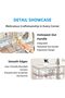 6 Pack Stackable Storage Baskets, 2 Size High Clear Plastic Cosmetic Organizer Ideal for D - 3