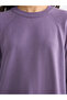 Purple Crew Neck Women's Knitwear Tunic - 3