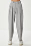 Pensli Polyviscon Balloon Trousers Lgp0033 Gray - 3