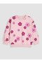 Ecru Floral Girls' 2-Piece Sweatshirt - 4