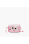 Cat Print Pencil Pouch with Adjustable Strap