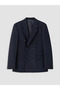Navy Blue Relax Fit Men's Blazer Jacket - 5