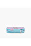 Slogan Print Pencil Pouch with Zip Closure - 5