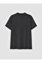 Anthracite Printed 100% Cotton Women's T-Shirt - 7