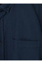 Navy Blue Regular Fit Gabardine Men's Shirt - 2