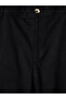 Black Regular Fit Girls Gabardine Trousers - 4