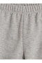 Gray Crew Neck Girls' Tracksuit Set - 8