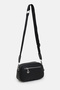 Women's Black Patterned Crossbody Bag Soft Textured, Small Size Daily Shoulder Bag 21X12 cm - 5