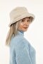 Women's Plush Bucket Hat Winter Soft Textured Fisherman Hat - 2