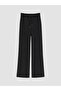 Black Women's Thick Sweatpants with Elastic Waist