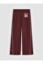 Burgundy Hello Kitty Girls' Sweatpants