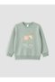 Ecru Printed Girls' Thick Sweatshirt 2-Pack - 2