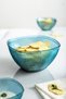 Acrylic Baroque Aquamarine Medium Size Square Fruit & Salad Bowl & Mixing Container / 1.5 Lt (Not Glass) - 4