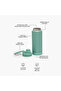Solid Stainless Steel Water Bottle with Carry Loop - 2