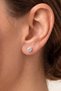 Zircon Stone Solitaire Earrings - 2