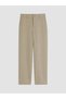 Beige Regular Fit Gabardine Men's Trousers