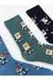 Mixed Patterned Men's Socks 3-Pack - 5