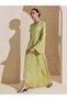 Rochie maxi, verde - M - 3