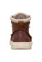 Plain Round Toe Lace-Up Men's Boots - 2