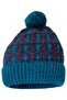 Women's Patterned Pompom Knitted Winter Beanie - 8