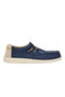 Solid Round Toe Lace-Up Men's Slip-On Shoes - 2