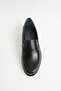 Loafer 2602 - Classic Leather Look Black Women's Loafer - 5