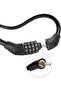 2 PACK Bike Locks Cable,Anti Theft Bicycle Lock Chain,4 Digit Security Resettable Bike Combination L - 2
