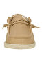 Solid Round Toe Lace-Up Men's Slip-On Shoes - 2
