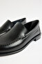Loafer 2602 - Classic Leather Look Black Women's Loafer - 7