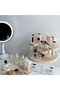 Luma Wooden Perfume Organizer 2-Tier Cosmetic Makeup Organizer Solid Pine - 3