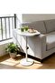 Cloud Small Coffee Table, Cute White Bear Side Table with Height Adjustable, Sofa End Table for Snac - 7
