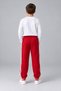 Boys' Side Striped Lace-Up Elastic Cuff Comfortable Fit Jogger Sweatpants - 4