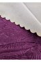 Sponge Silky Velvet Non-Slip Sofa Cover (170X210) - Embossed Purple - 2
