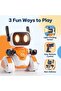 Remote Controls Robot, روبوت, Chasing Light Robots with Remote Controls/LED Light/Tray, 2.4G Remote - 2