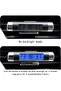 OneNine Car Thermometer Clock, 2 in 1 Car Electronic Digital Clock with Temperature Display & LCD Ba - 5