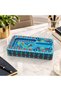 Handmade Ceramic Cigar Ashtray with Lace Embroidery, Colorful Decorative Special Design - 2