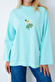 Daisy Printed Long Sleeve Body Suitable for Hijab Wear - 2