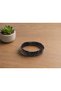 Dervanio Blackplait Black Leather Men's Bracelet - Double Row Thick Braided Design - 2