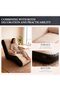 Inflatable Sofa,Portable Inflatable Lazy Sofa,Inflatable Deck Chair,Flocking Backrest Inflatable Cou - 4