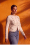 Gold Buttoned Knitwear Napoleon Jacket - 5