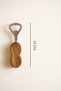 Festa Acacia Handle Metal Bottle Opener 14 X 4 cm Wooden Handle Cap Opener - 4