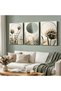 Boho Style Watercolor Look 3 Piece Canvas - Canvas Painting